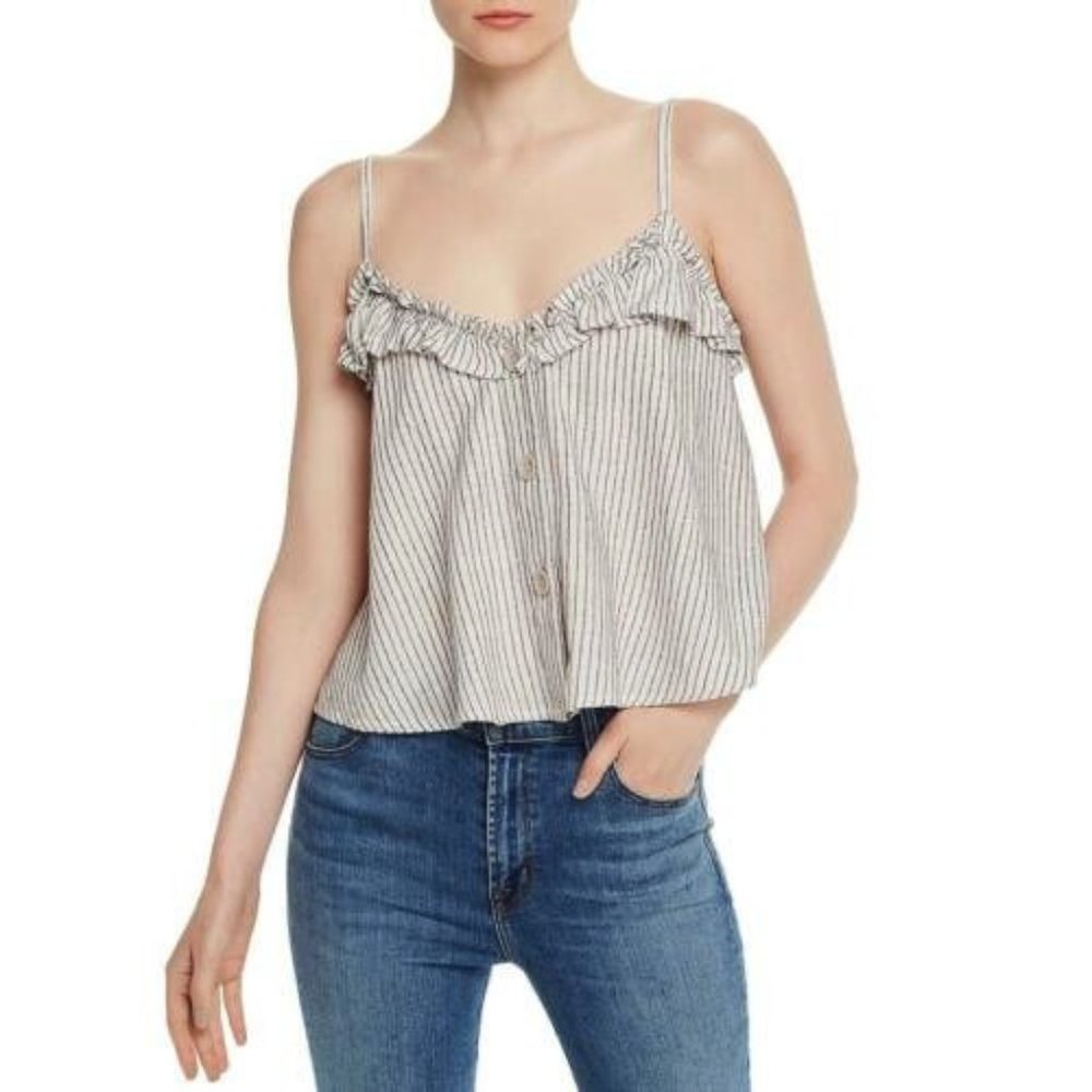 NEW French Connection L Cream Beige‎ Tank Top